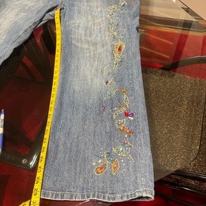Ashley Stewart jeweled jean